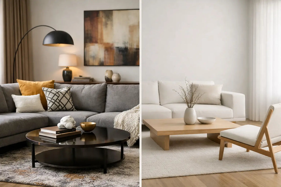 Modern vs Minimalist Interior Design