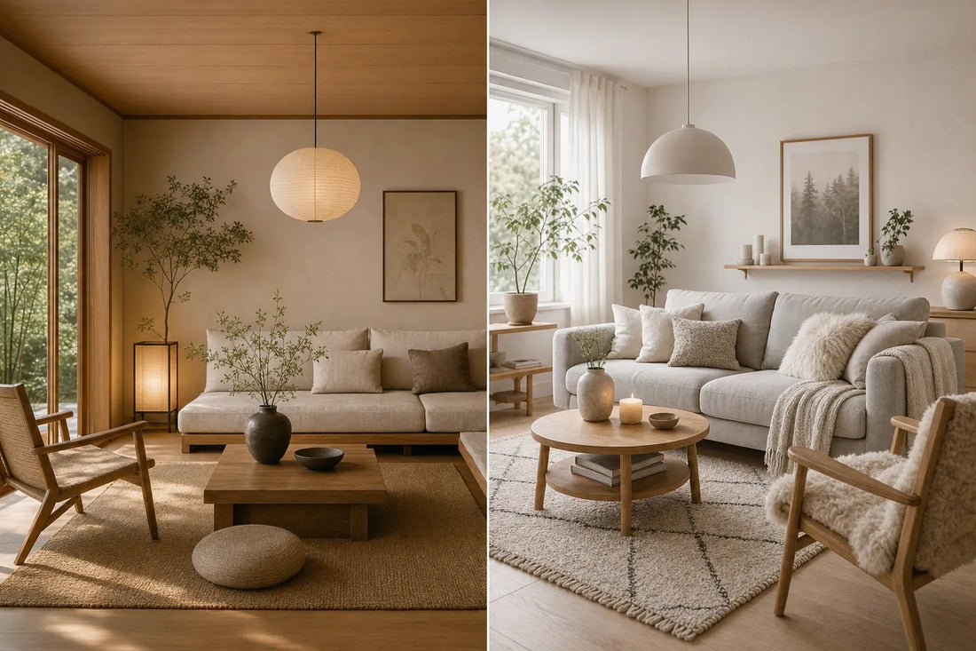 Japandi vs Scandinavian Home Decor Compared