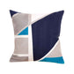 Minimalist Geometric Throw Pillow - Elegant Embroidered Design - Elden Home
