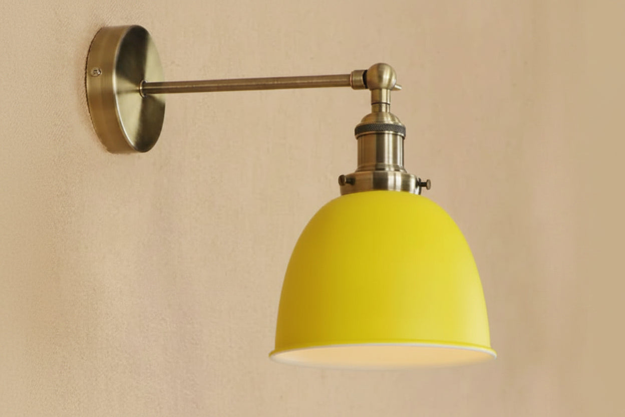 Minimalist Industrial Iron Wall Lamp - Vintage Industrial Wall Lamp - Elden Home