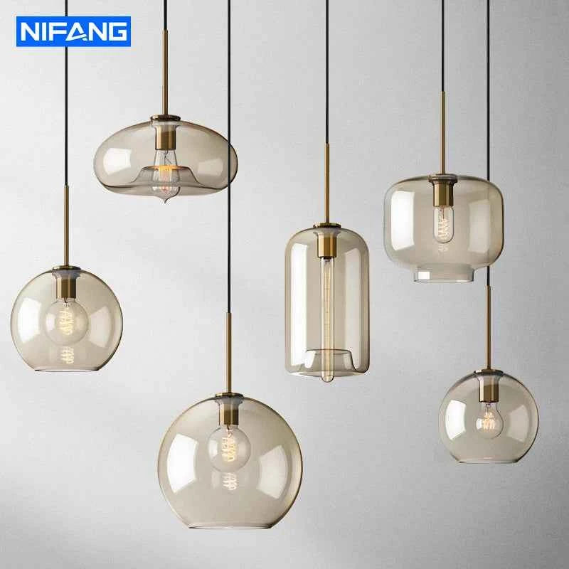 Contemporary Nordic LED Glass Decor for Modern Spaces - Elden Home
