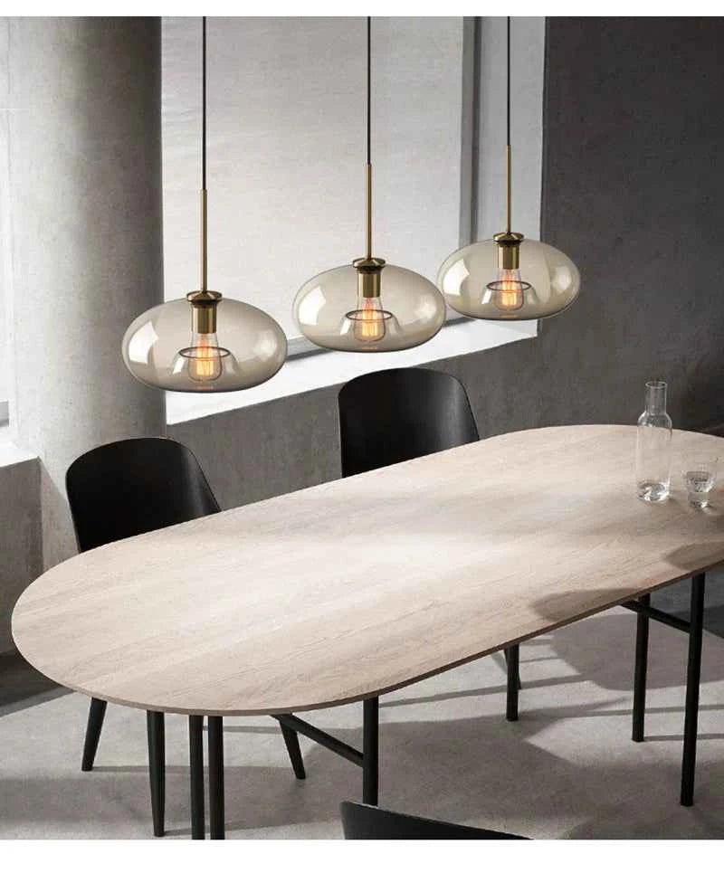 Contemporary Nordic LED Glass Decor for Modern Spaces - Elden Home