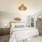 Warm Glow Rattan Ceiling Light - Stylish and Cozy Illumination - Elden Home