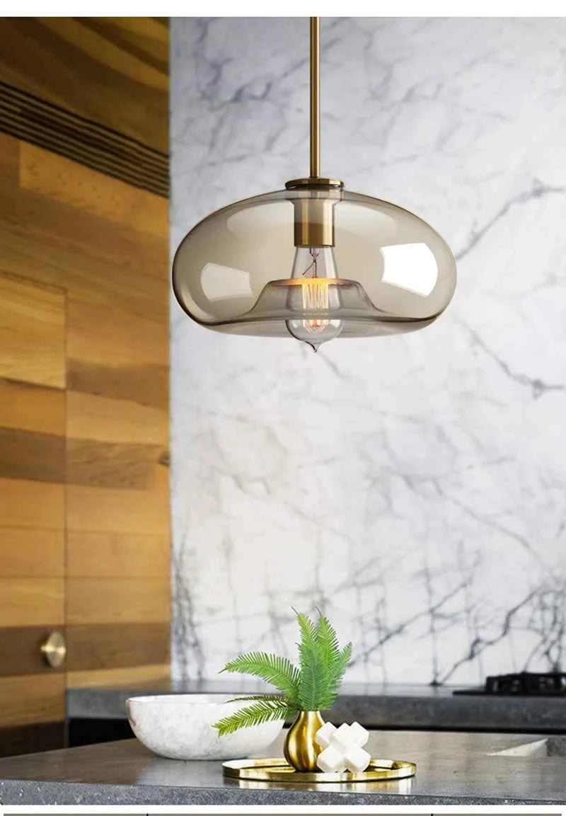 Contemporary Nordic LED Glass Decor for Modern Spaces - Elden Home