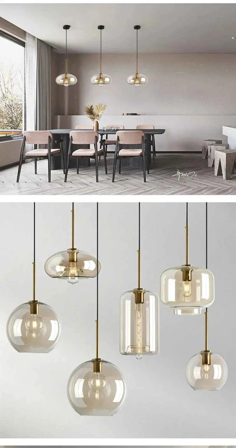 Contemporary Nordic LED Glass Decor for Modern Spaces - Elden Home