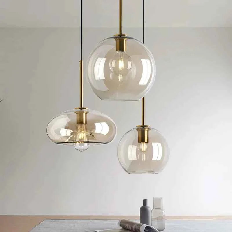 Contemporary Nordic LED Glass Decor for Modern Spaces - Elden Home