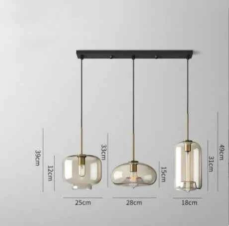 Contemporary Nordic LED Glass Decor for Modern Spaces - Elden Home