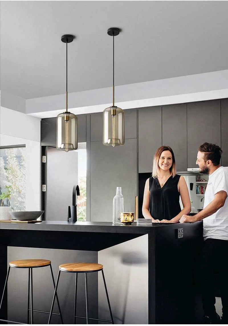 Contemporary Nordic LED Glass Decor for Modern Spaces - Elden Home