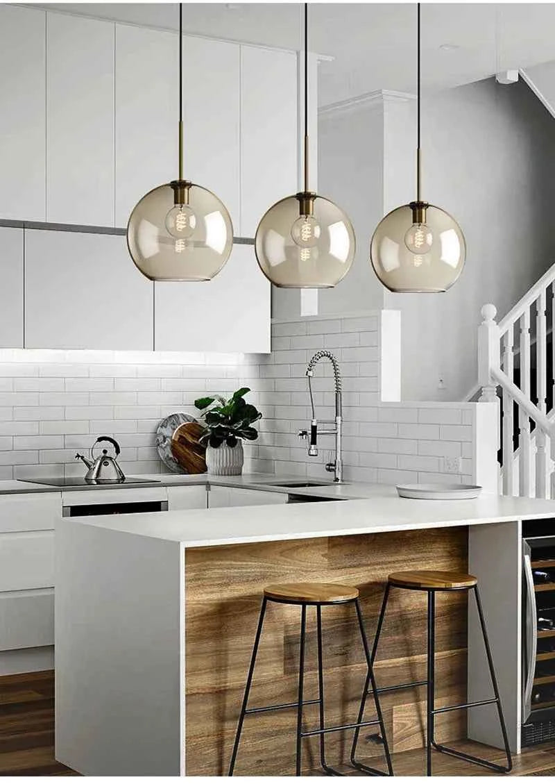 Contemporary Nordic LED Glass Decor for Modern Spaces - Elden Home