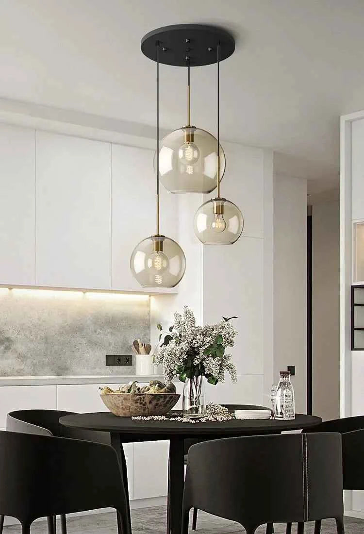 Contemporary Nordic LED Glass Decor for Modern Spaces - Elden Home