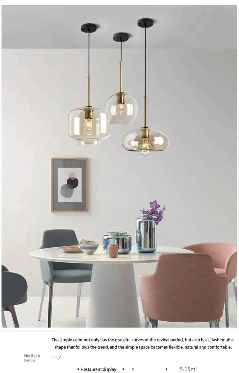 Contemporary Nordic LED Glass Decor for Modern Spaces - Elden Home