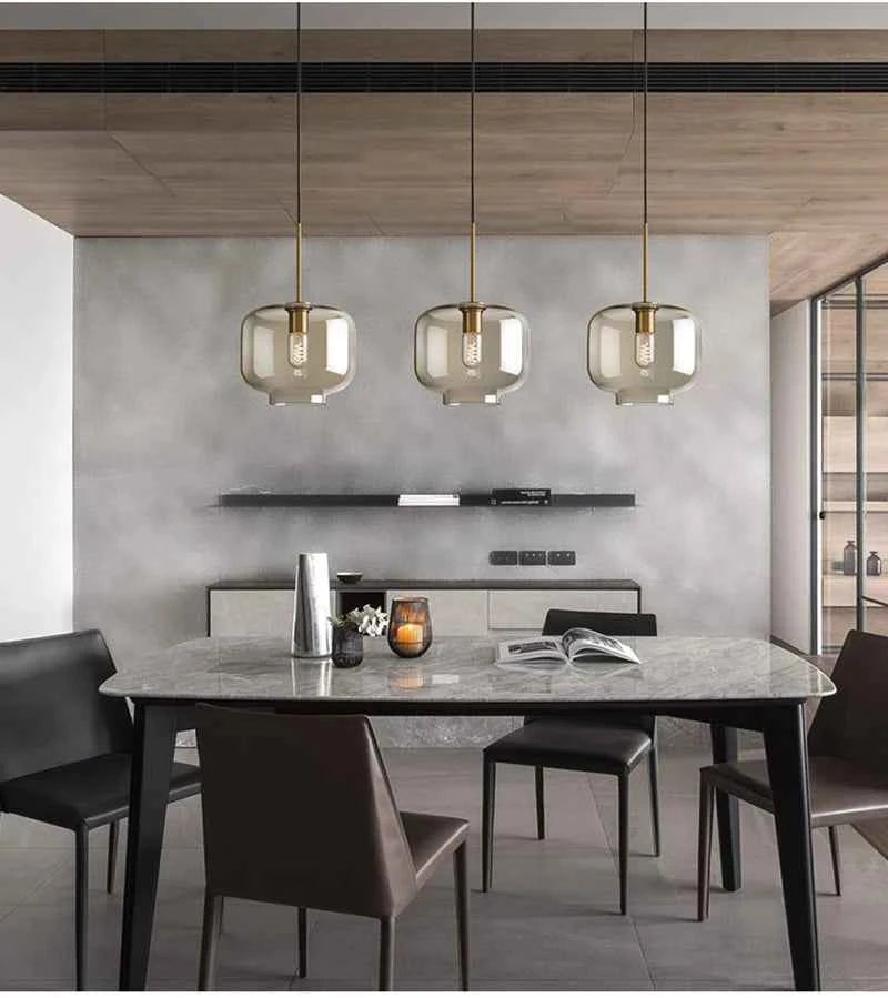 Contemporary Nordic LED Glass Decor for Modern Spaces - Elden Home
