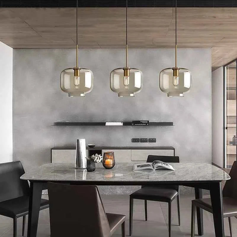 Contemporary Nordic LED Glass Decor for Modern Spaces - Elden Home