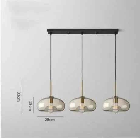 Contemporary Nordic LED Glass Decor for Modern Spaces - Elden Home
