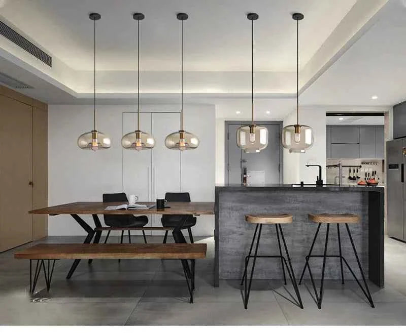 Contemporary Nordic LED Glass Decor for Modern Spaces - Elden Home