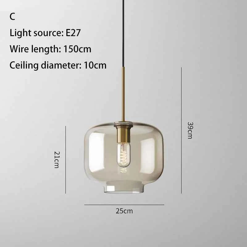 Contemporary Nordic LED Glass Decor for Modern Spaces - Elden Home