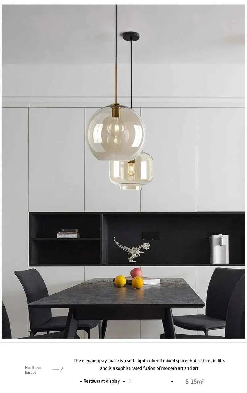 Contemporary Nordic LED Glass Decor for Modern Spaces - Elden Home