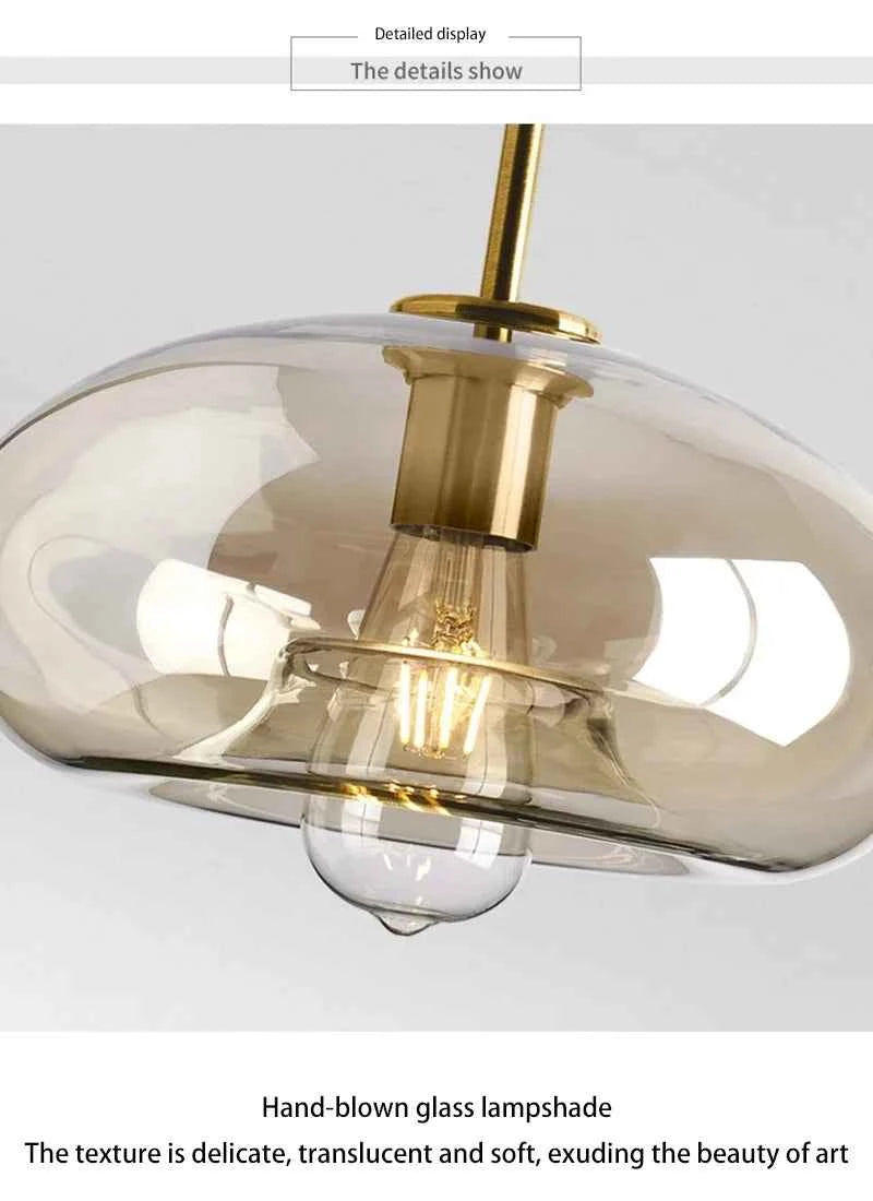 Contemporary Nordic LED Glass Decor for Modern Spaces - Elden Home