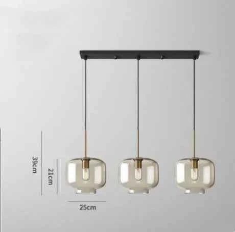 Contemporary Nordic LED Glass Decor for Modern Spaces - Elden Home