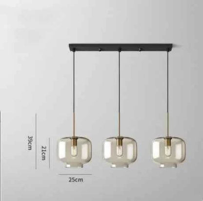 Contemporary Nordic LED Glass Decor for Modern Spaces - Elden Home