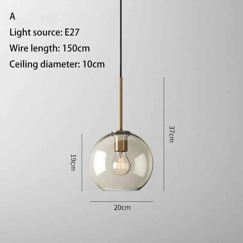 Contemporary Nordic LED Glass Decor for Modern Spaces - Elden Home