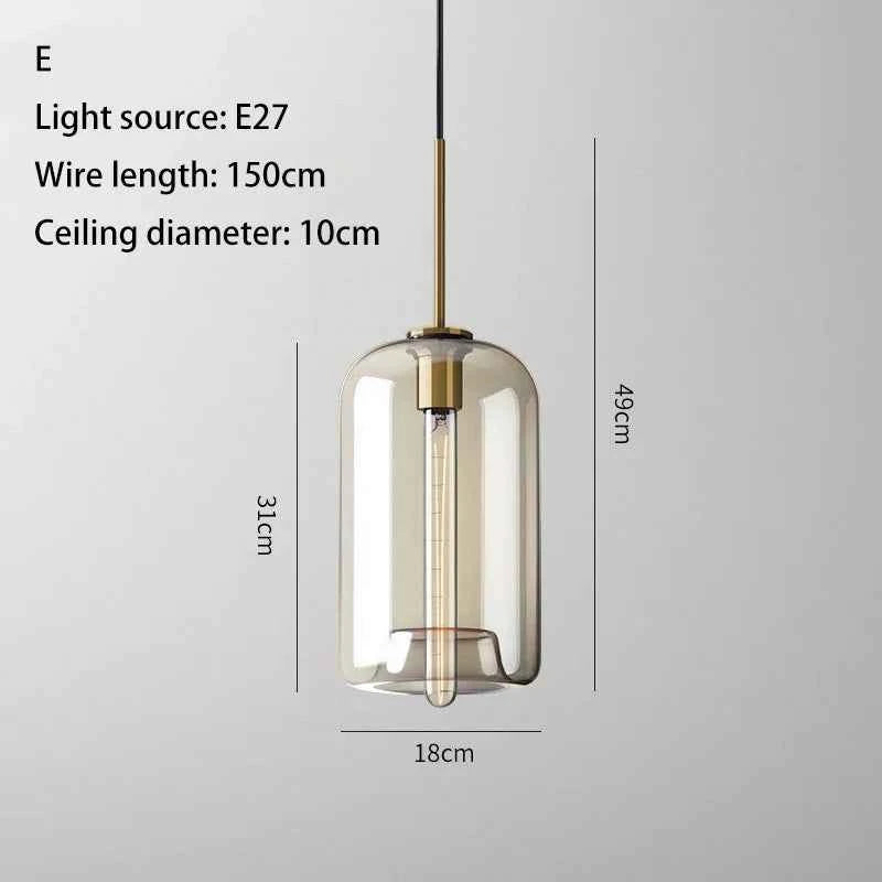 Contemporary Nordic LED Glass Decor for Modern Spaces - Elden Home