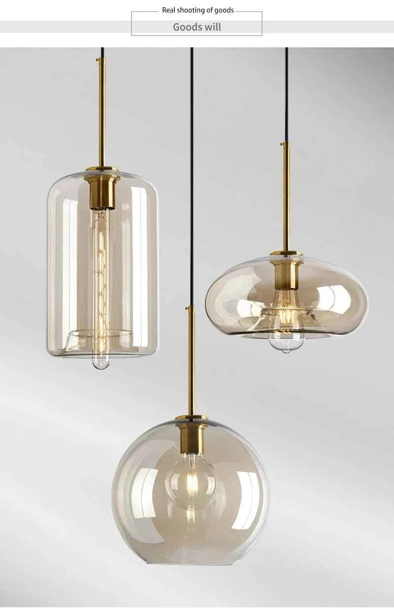 Contemporary Nordic LED Glass Decor for Modern Spaces - Elden Home