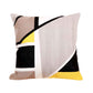 Minimalist Geometric Throw Pillow - Elegant Embroidered Design - Elden Home