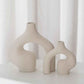 Nordic Ceramic Vase - Elegant Minimalist Floral Décor for Modern Homes - Elden Home