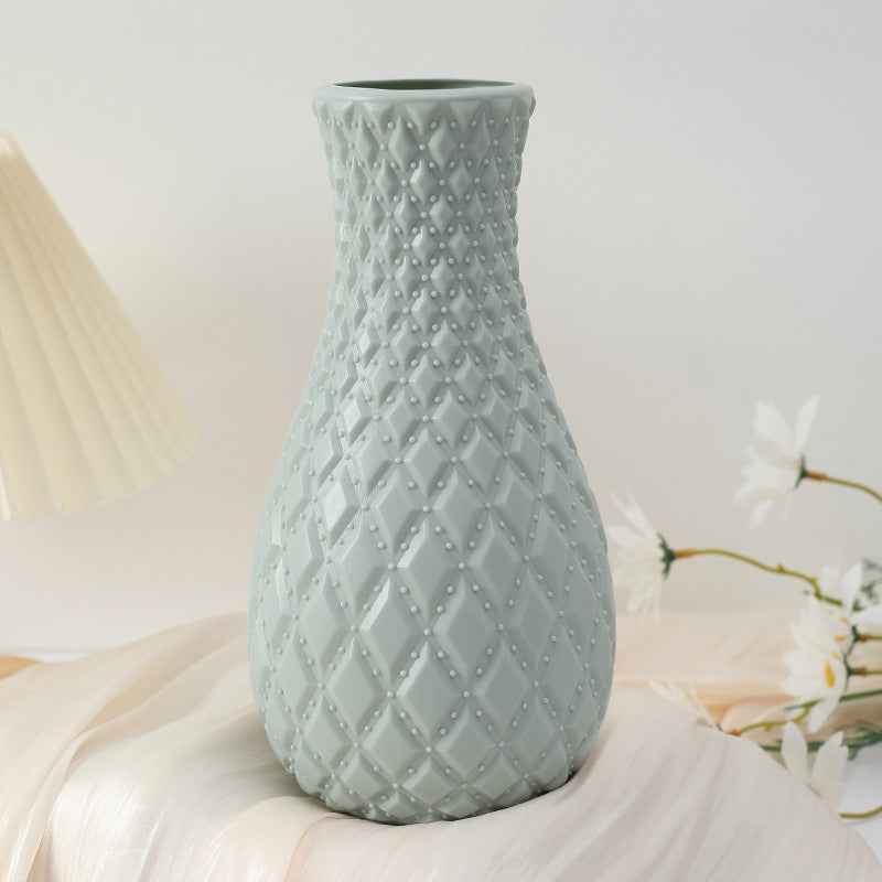 Ceramic Nordic Plastic Vase - Elegant Minimalist Nordic Vase for Home Décor - Elden Home