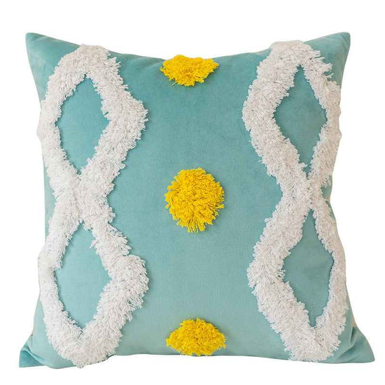 Nordic Tufted Pillowcase - Textured Decorative Cushion Cover for Sofa and Bed - Elden Home